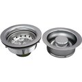 Plumb Pak Basket Strainer Assembly with Fixed Post, 412 in Dia, Stainless Steel, Polished Chrome K5475